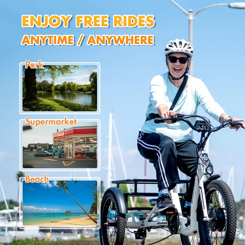 Emojo Bull Step-Through Electric Trike 500W Canada