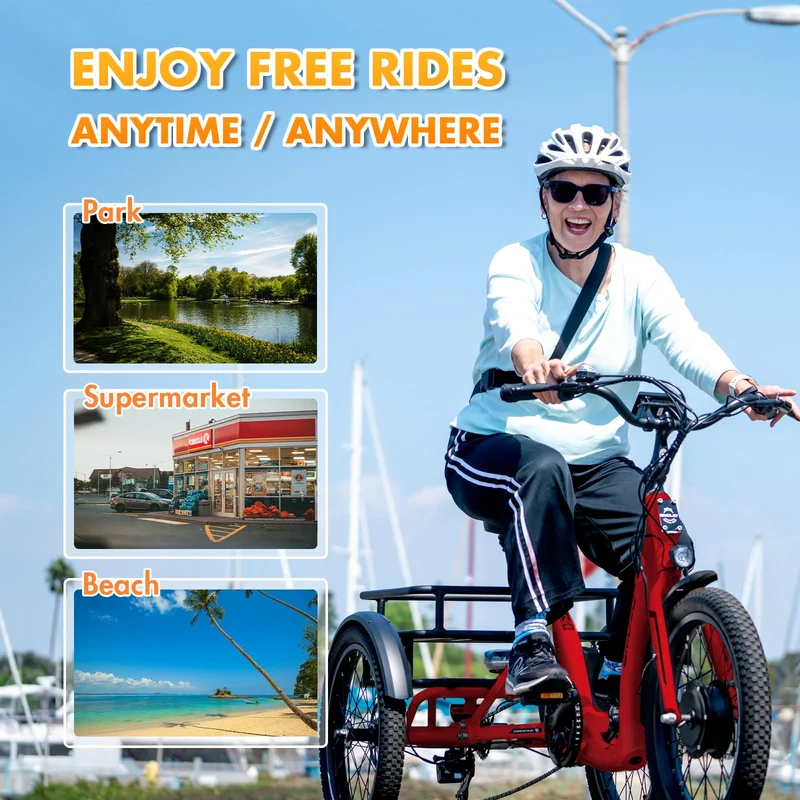 Emojo Bull Step-Through Electric Trike 500W Canada