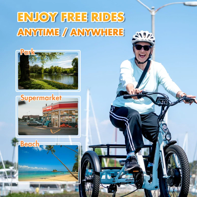 Emojo Bull Step-Through Electric Trike 500W Canada