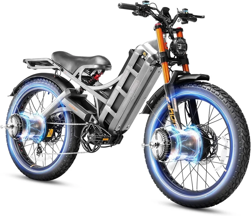 Eahora Romeo Pro Electric Bike – 3000W Dual Motor, 52V 60Ah, E-Bike Canada