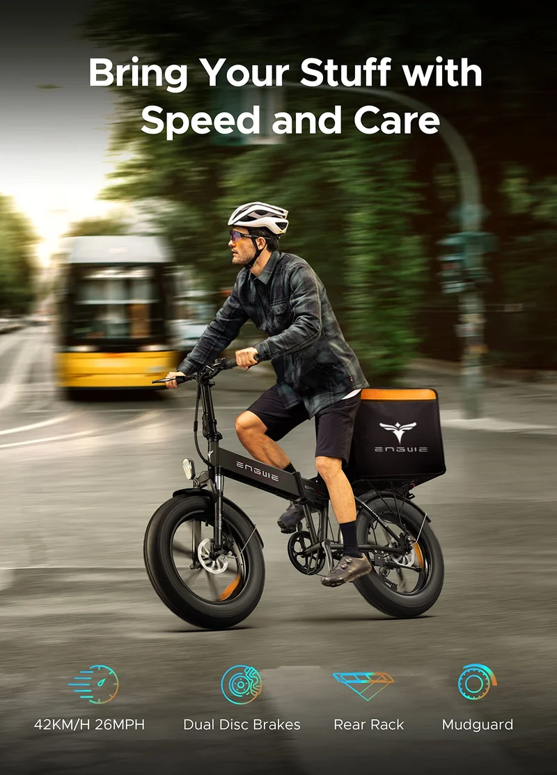 ENGWE EP-2 Pro Folding Electric Bike | 750W Motor | 48V 13Ah | Fat Tire | Canada