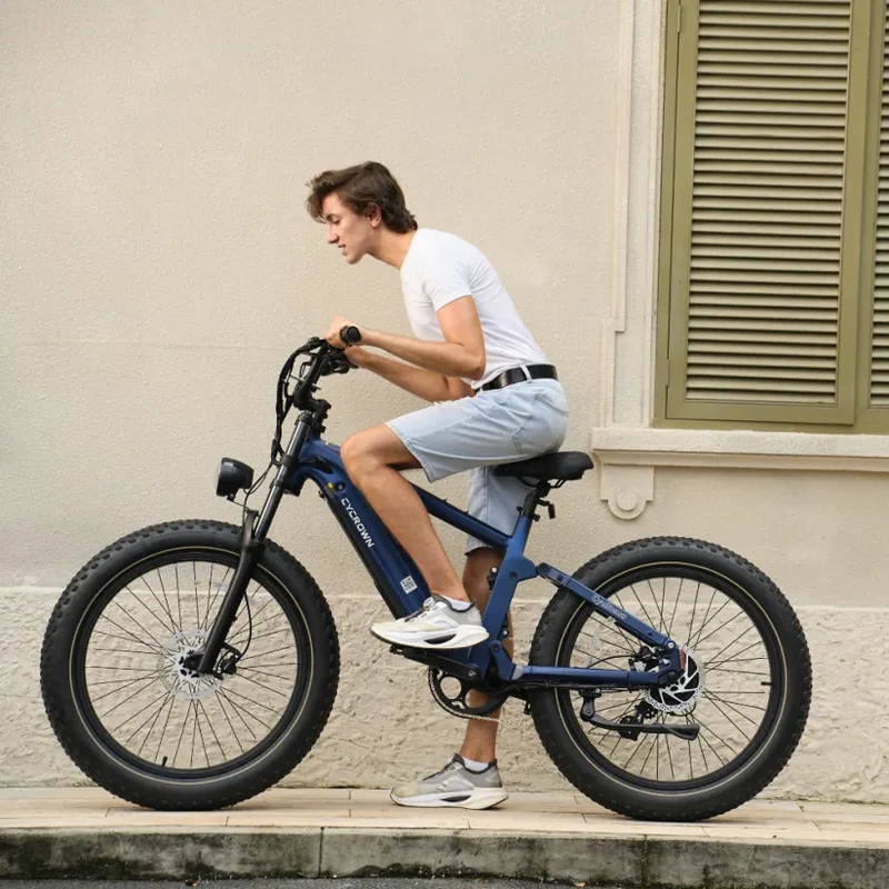 CYCROWN Roma All-Terrain Ebike | 1500W Peak | 48V 20Ah Samsung | Full Suspension | Canada