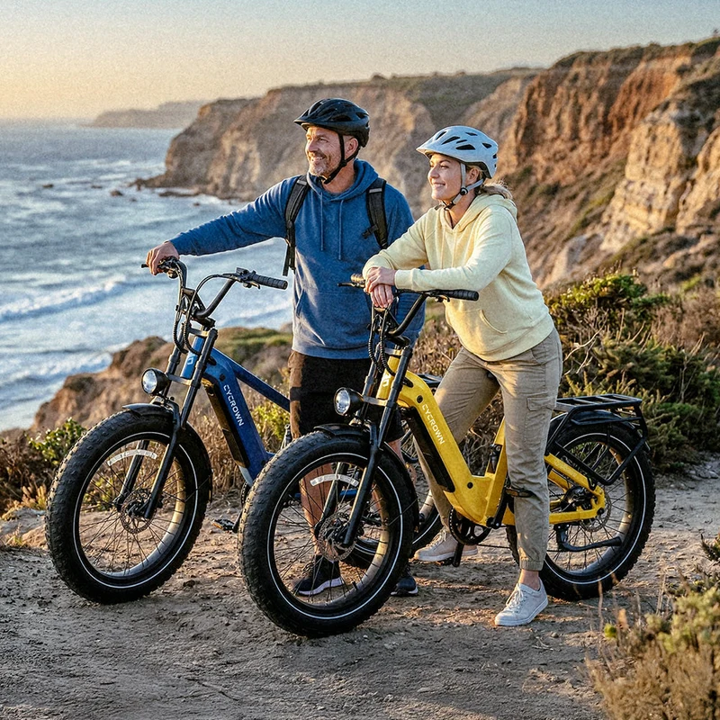 CYCROWN Roma All-Terrain Ebike | 1500W Peak | 48V 20Ah Samsung | Full Suspension | Canada
