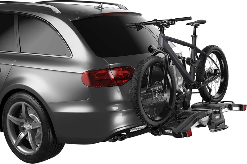 Thule EasyFold XT 2 Bike Hitch Rack – Foldable Carrier for Electric Bikes & Heavy MTB (60kg Capacity)