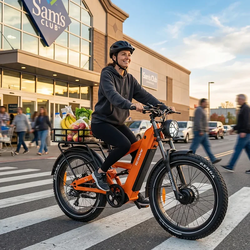 TESWAY X9 Ultra AWD E-Bike Canada – 4000W Dual Motor, 60V Long Range Electric Mountain Bike