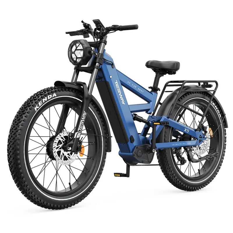 TESWAY X9 Ultra AWD E-Bike Canada – 4000W Dual Motor, 60V Long Range Electric Mountain Bike
