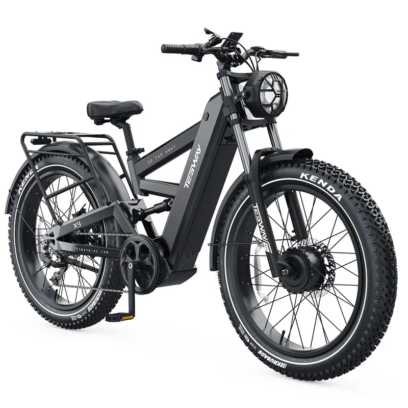 TESWAY X9 Ultra AWD E-Bike Canada – 4000W Dual Motor, 60V Long Range Electric Mountain Bike