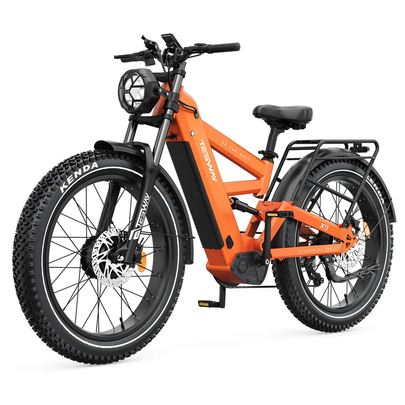 TESWAY X9 Ultra AWD E-Bike Canada – 4000W Dual Motor, 60V Long Range Electric Mountain Bike