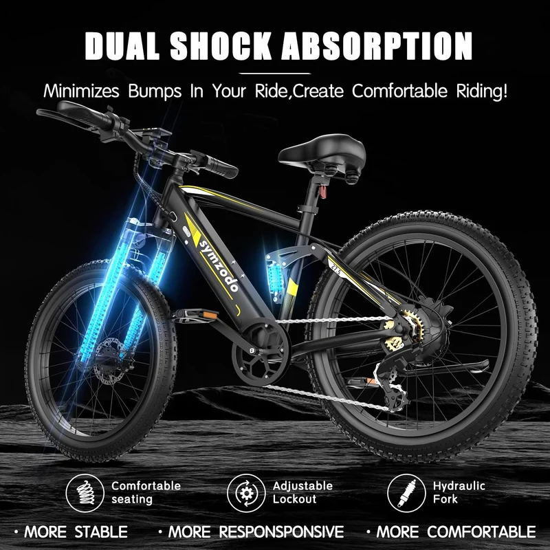 Holyask Symzodo 750W Fat Tire E-Bike Canada