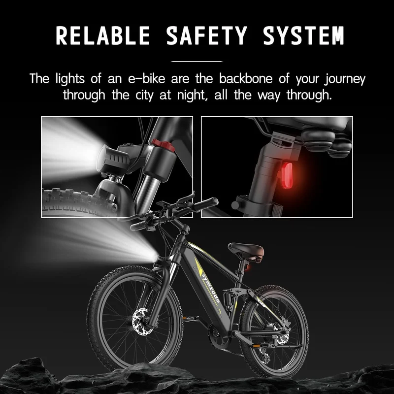 Holyask Symzodo 750W Fat Tire E-Bike Canada