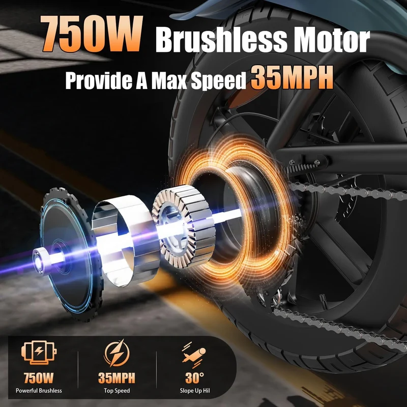 Holyask 750W Electric Dirt Bike 28–30 MPH Canada