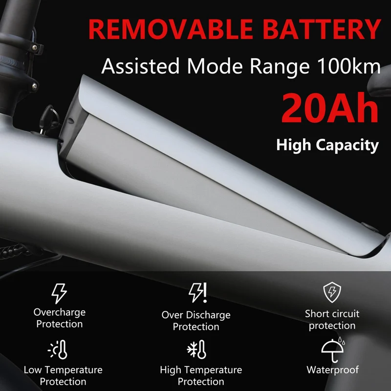 HX 2000W Electric Bike Fat Tire Off-Road Canada