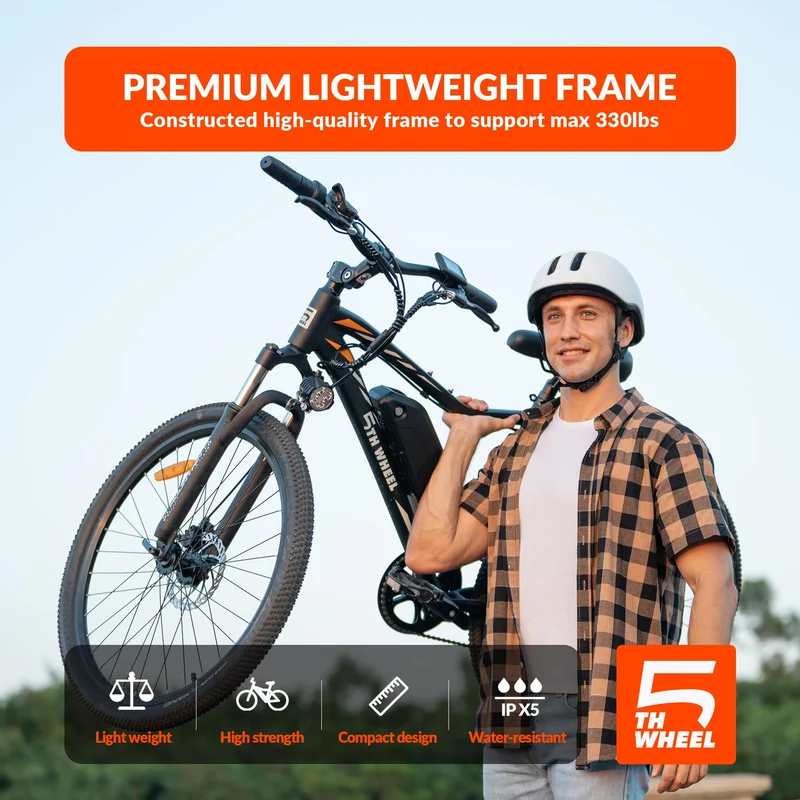 5TH WHEEL Mate Electric Bike – Long-Range E-Bike Canada