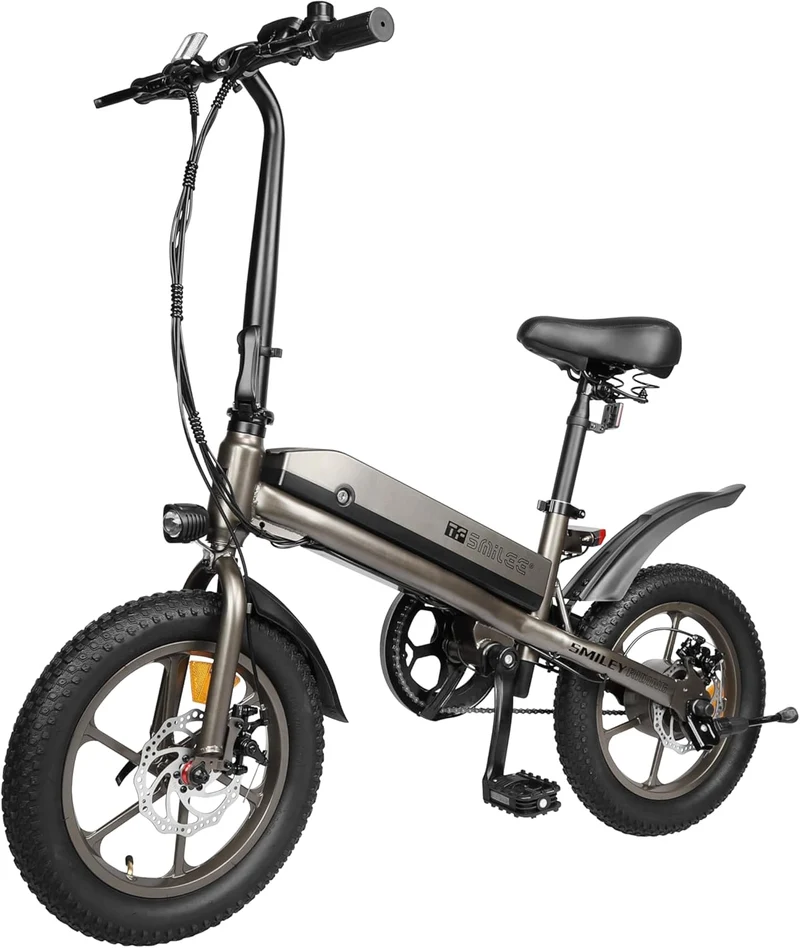TF SMILEE “Smiley” 16×3 Compact Electric Bike (Canada) – 36V 7.8Ah Removable Battery