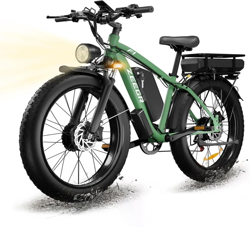 Zeegr F1 Electric Fat-Tire Bike (48V 16Ah) — Mountain/Commuter Ready in Canada