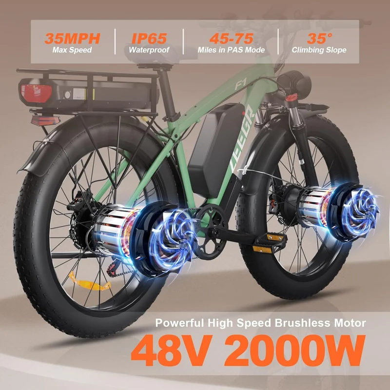 Zeegr F1 Electric Fat-Tire Bike (48V 16Ah) — Mountain/Commuter Ready in Canada