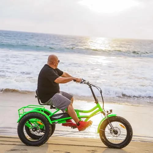 Addmotor Arisetan II M-360 Semi-Recumbent Electric Trike – 750W Motor, 48V 20Ah Samsung Battery, Differential Drive, Up to 85 Mile Range