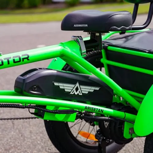 Addmotor Arisetan II M-360 Semi-Recumbent Electric Trike – 750W Motor, 48V 20Ah Samsung Battery, Differential Drive, Up to 85 Mile Range