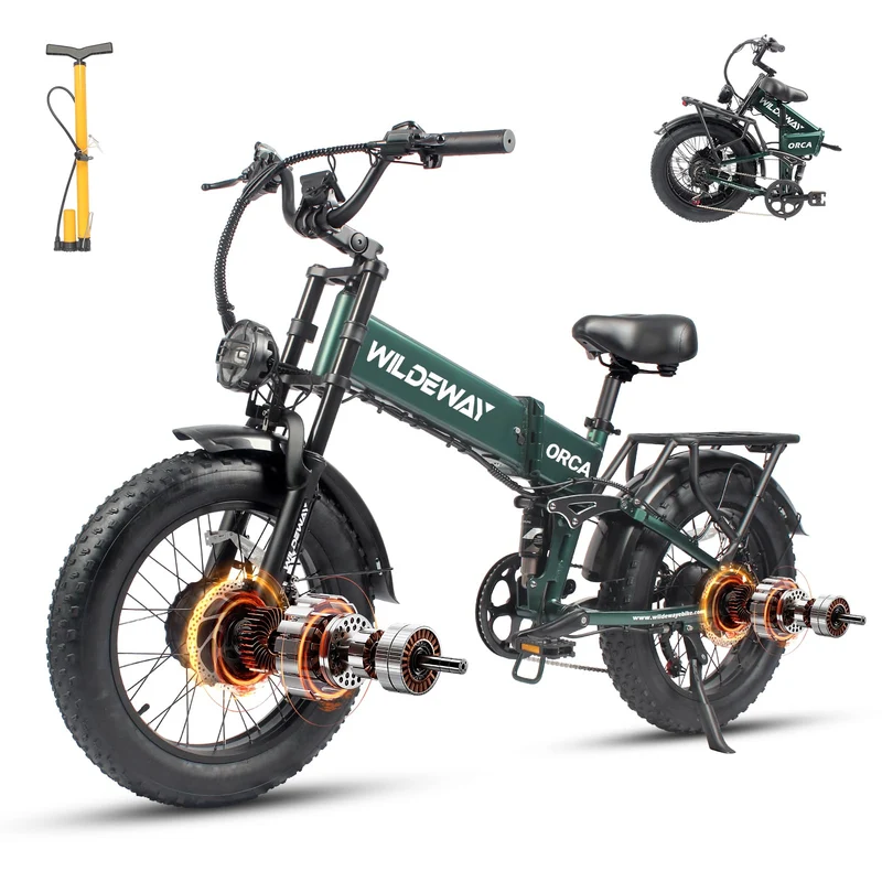 SummitX 1000W Folding E-Bike - Long Range 250km
