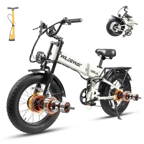 SummitX 1000W Folding E-Bike - Long Range 250km