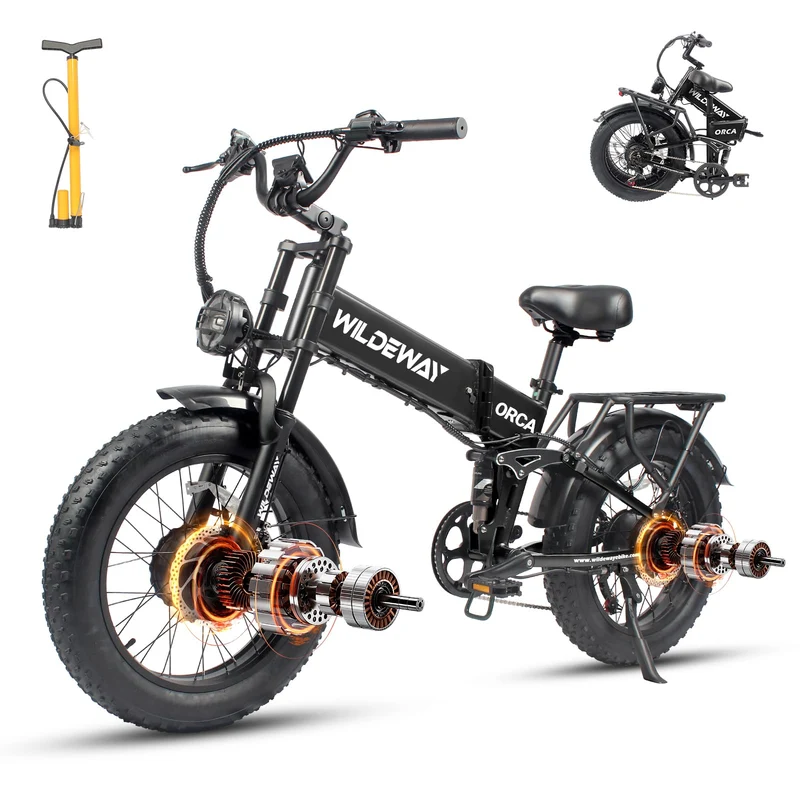 SummitX 1000W Folding E-Bike - Long Range 250km