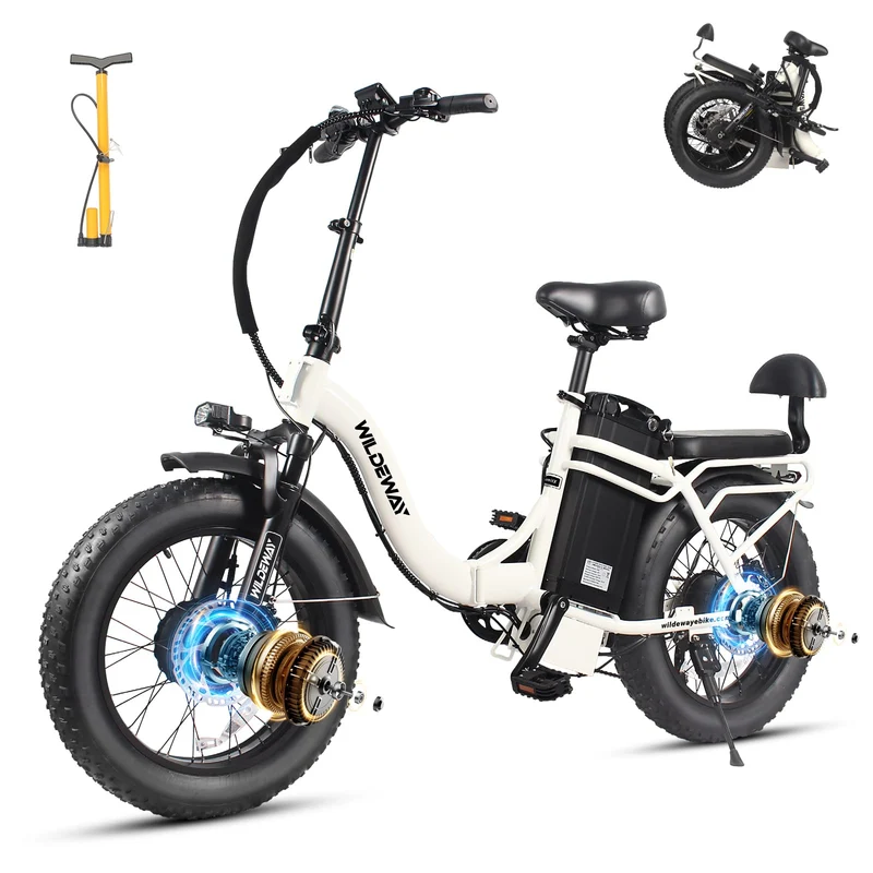 SummitX 1000W Folding E-Bike - Long Range 250km