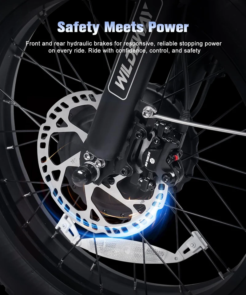 SummitX 1000W Folding E-Bike - Long Range 250km