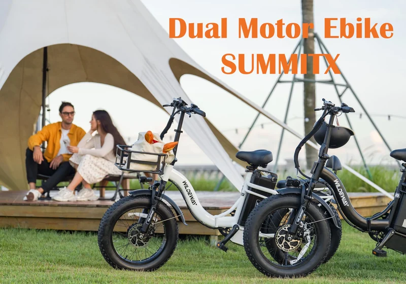 SummitX 1000W Folding E-Bike - Long Range 250km