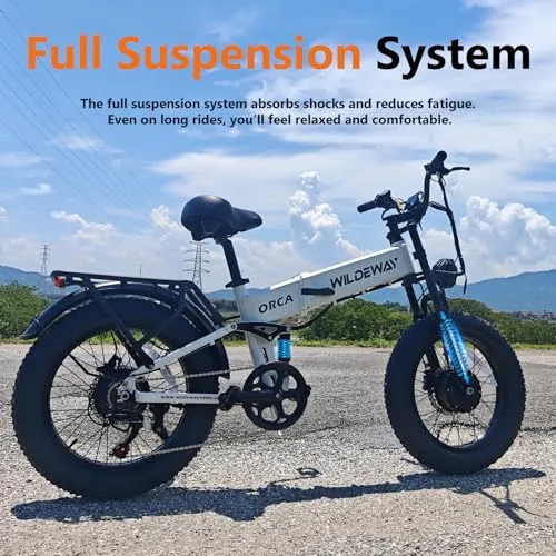 SummitX 1000W Folding E-Bike - Long Range 250km