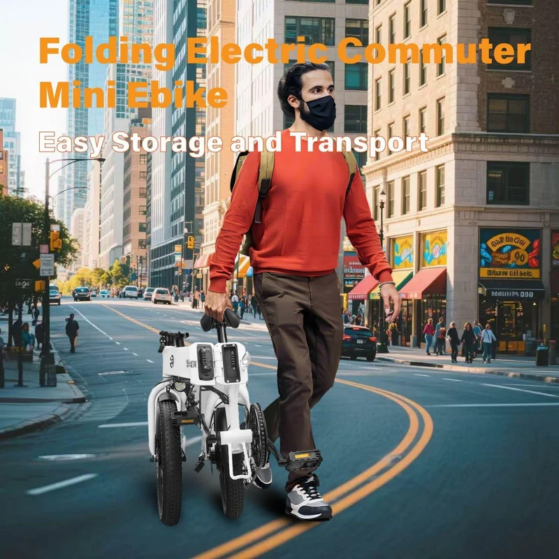 LURNYX Foldable Electric Bike 500W – Commuter E-Bike Canada