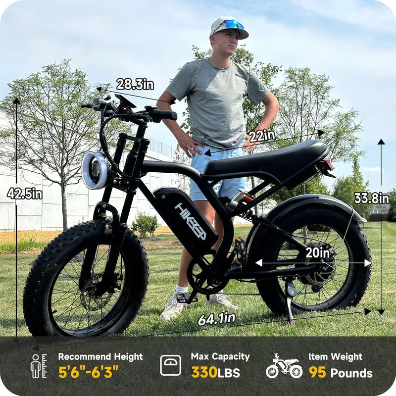 HiKeep K6 1500W Fat Tire Electric Bike Canada