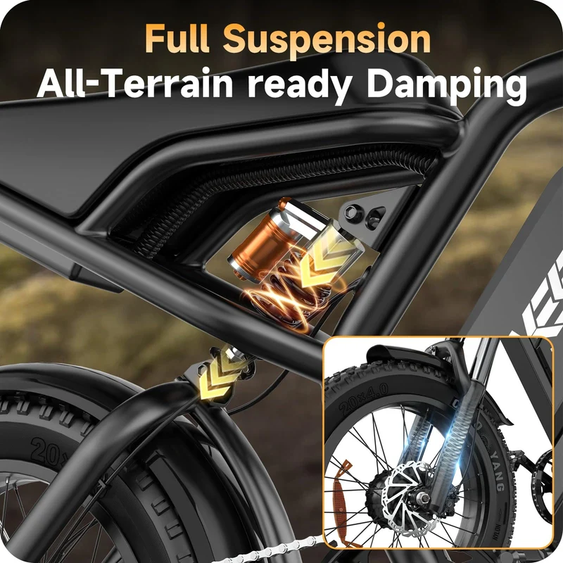 HiKeep K6 1500W Fat Tire Electric Bike Canada
