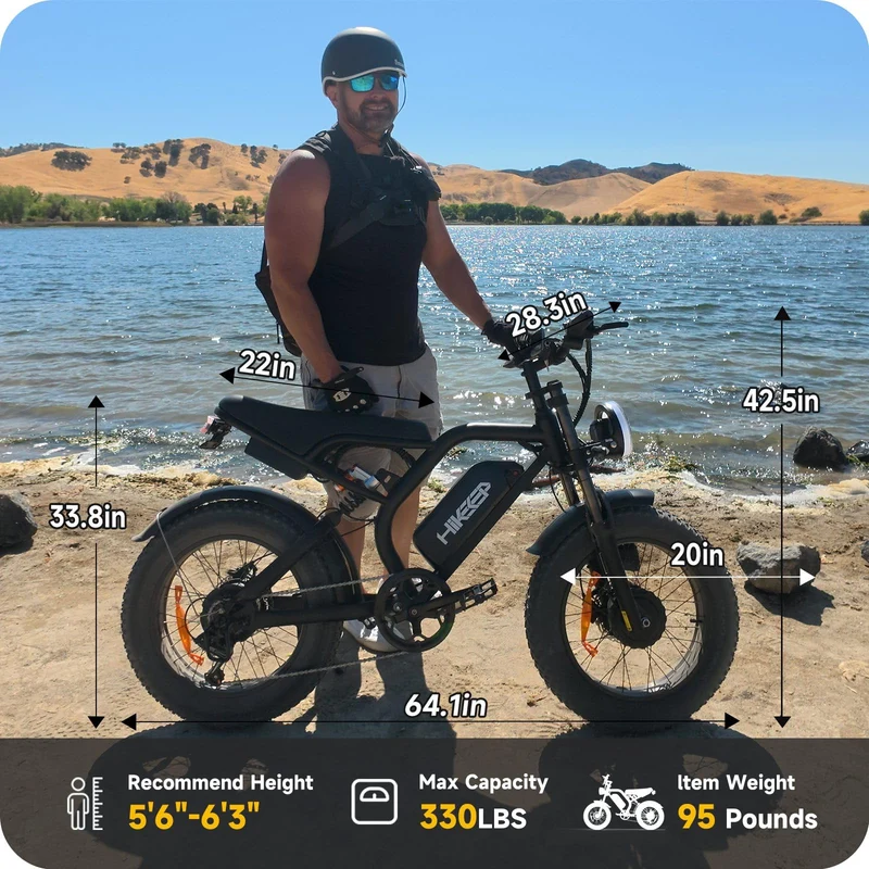 HiKeep K6 1500W Fat Tire Electric Bike Canada