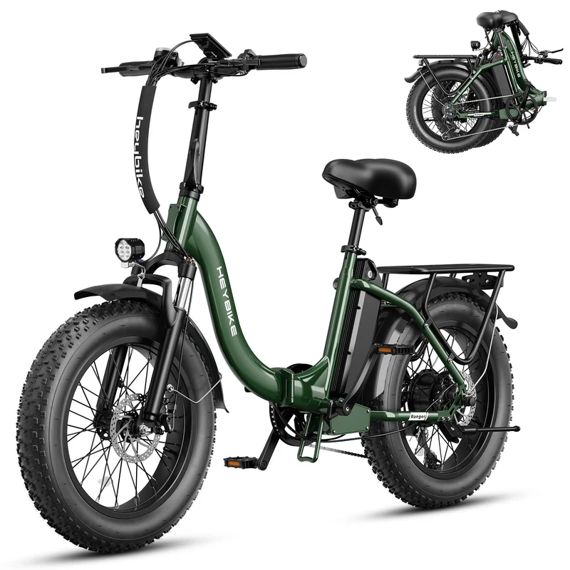 Heybike Ranger 2.0 Folding Fat Tire E-Bike Canada