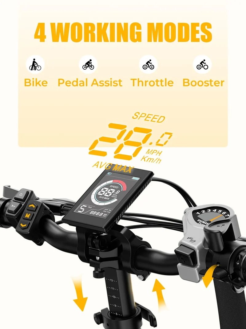 Heybike Ranger 2.0 Folding Fat Tire E-Bike Canada