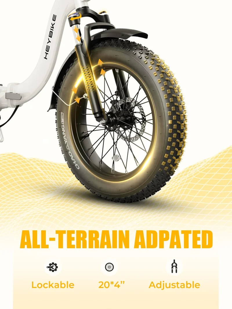 Heybike Ranger 2.0 Folding Fat Tire E-Bike Canada