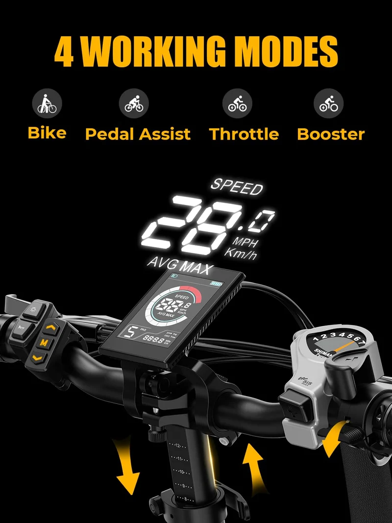 Heybike Ranger 2.0 Folding Fat Tire E-Bike Canada
