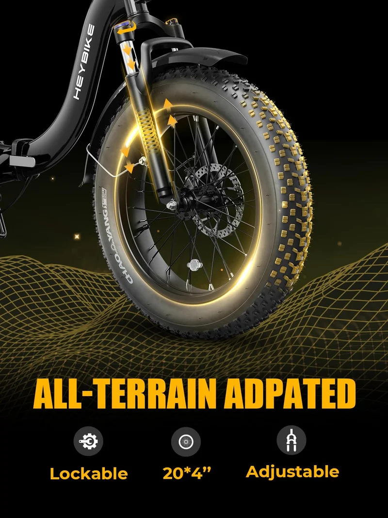 Heybike Ranger 2.0 Folding Fat Tire E-Bike Canada