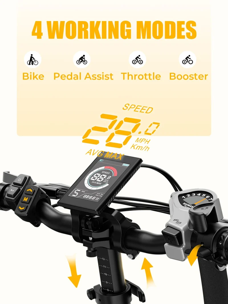 Heybike Ranger 2.0 Folding Fat Tire E-Bike Canada