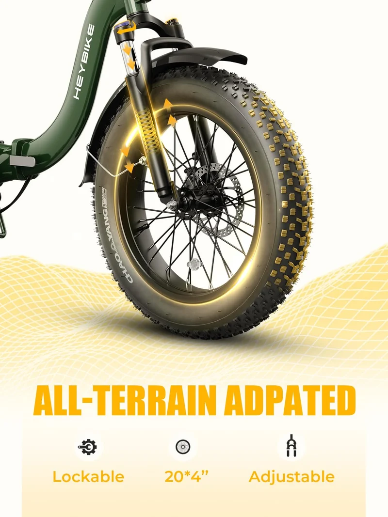 Heybike Ranger 2.0 Folding Fat Tire E-Bike Canada