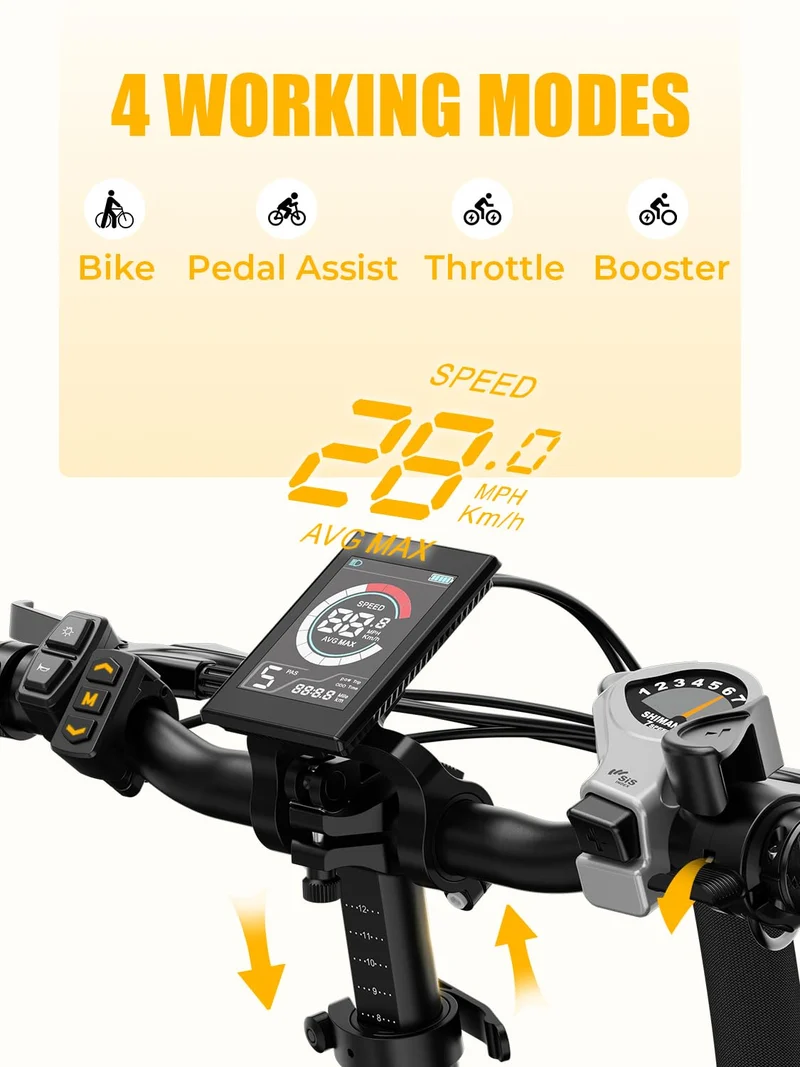 Heybike Ranger 2.0 Folding Fat Tire E-Bike Canada