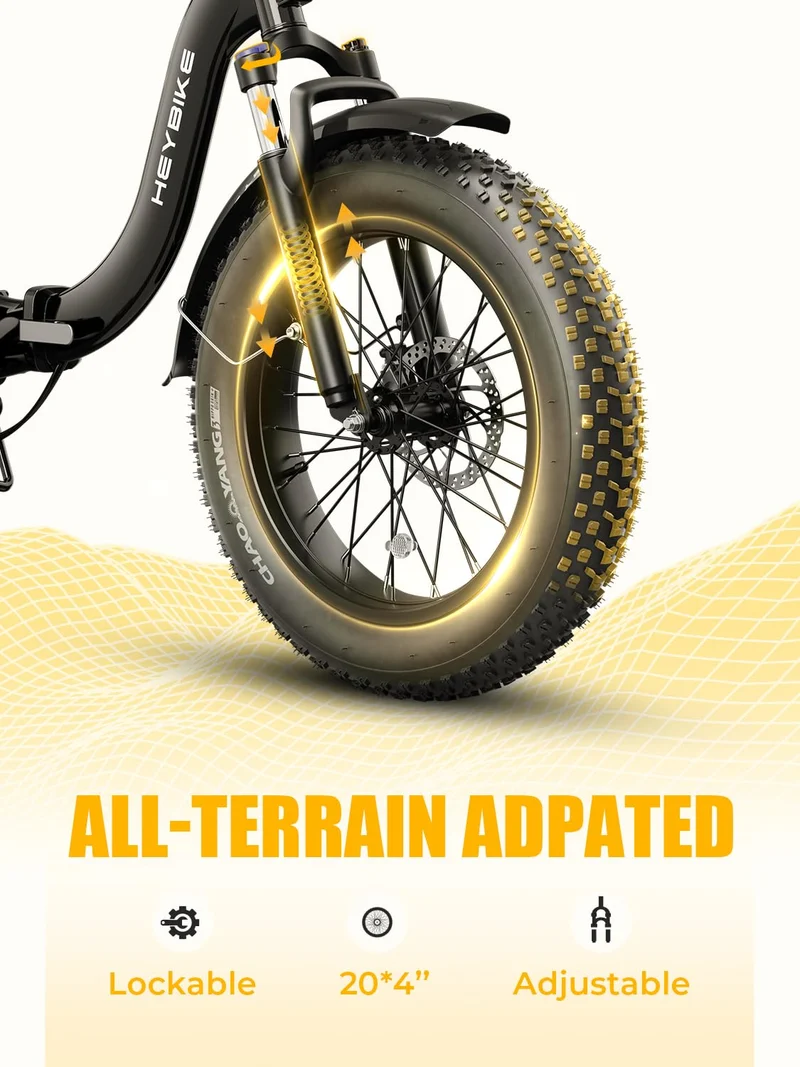 Heybike Ranger 2.0 Folding Fat Tire E-Bike Canada