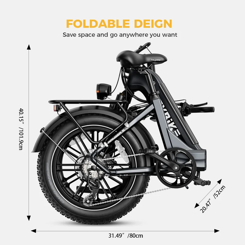 Heybike Ranger S Folding Fat-Tire E-Bike Canada