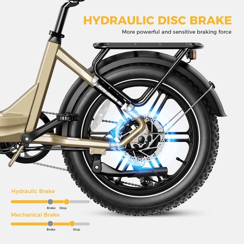 Heybike Ranger S Folding Fat-Tire E-Bike Canada