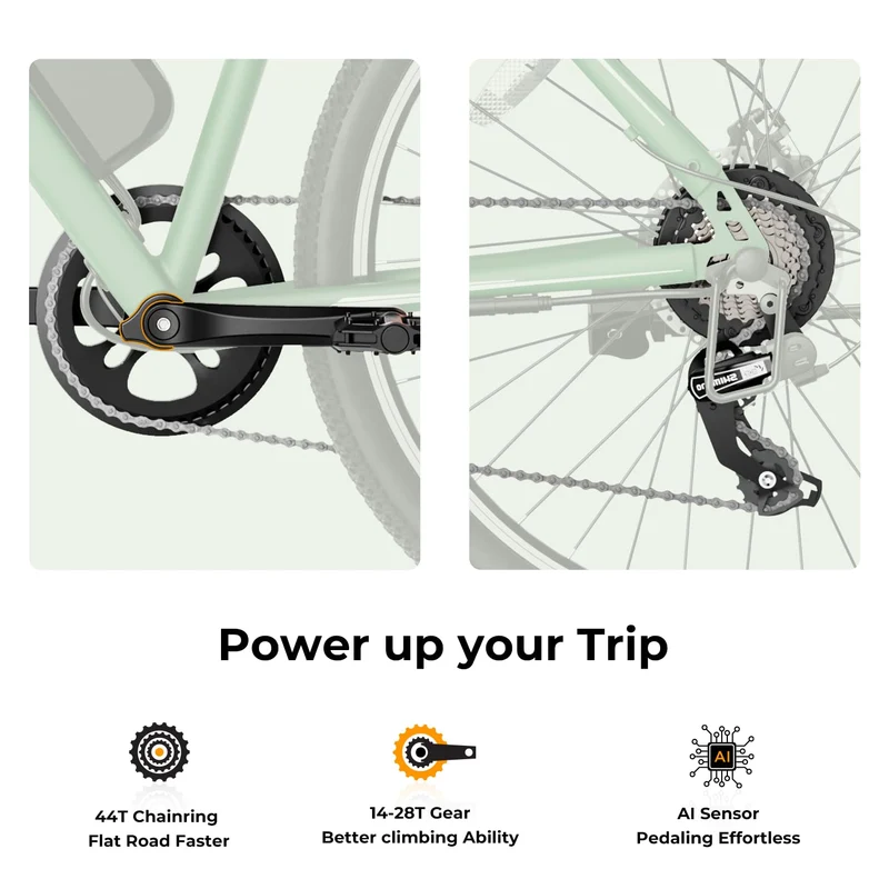 Jasion EB5 Electric Bike – Commuter E-Bike Canada