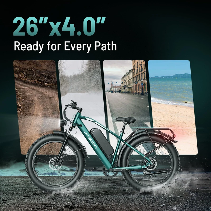 Jasion EB5 MAX Electric Bike – Fat Tire E-Bike Canada
