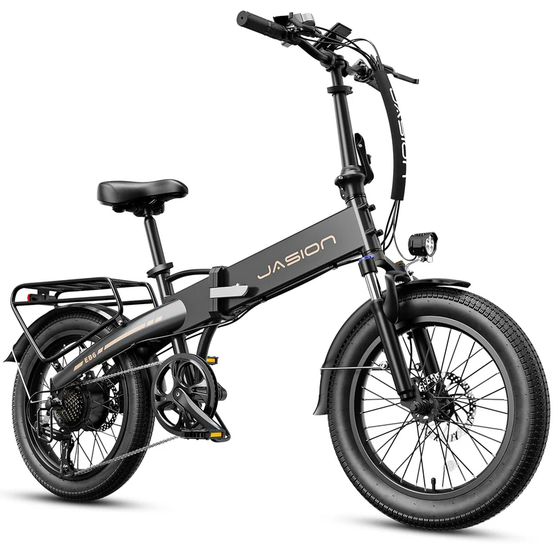 Jasion EB6 Folding Electric Bike – 500W Fat Tire Canada