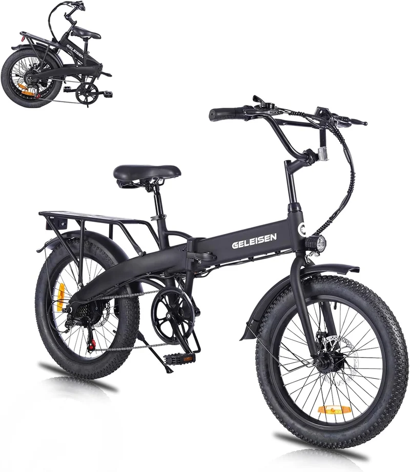 GELEISEN Folding Electric Bike PM-09 Canada | 350W Fat Tire