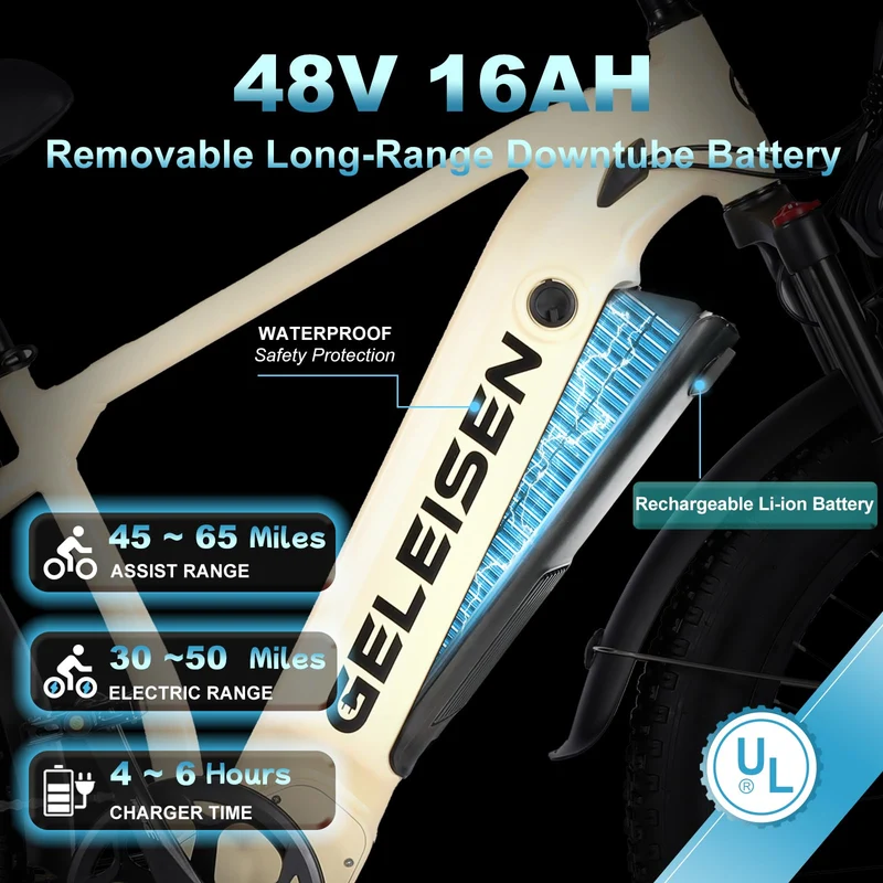 GELEISEN ME-60 Electric Bike Canada | Fat Tire E-Bike