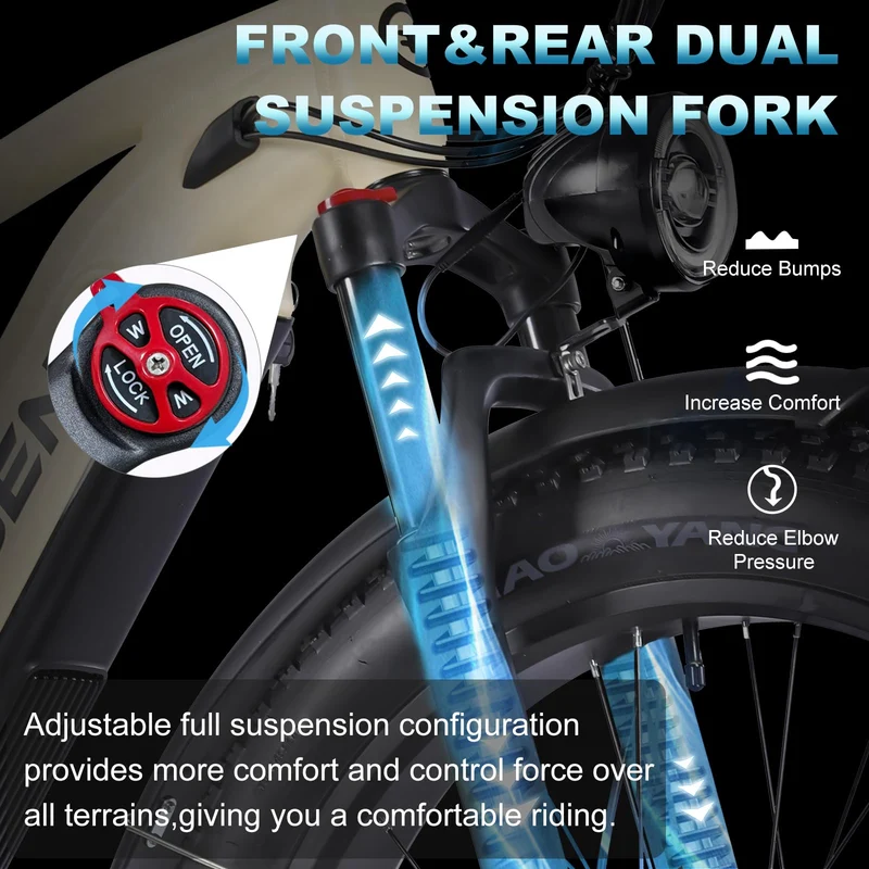 GELEISEN ME-60 Electric Bike Canada | Fat Tire E-Bike